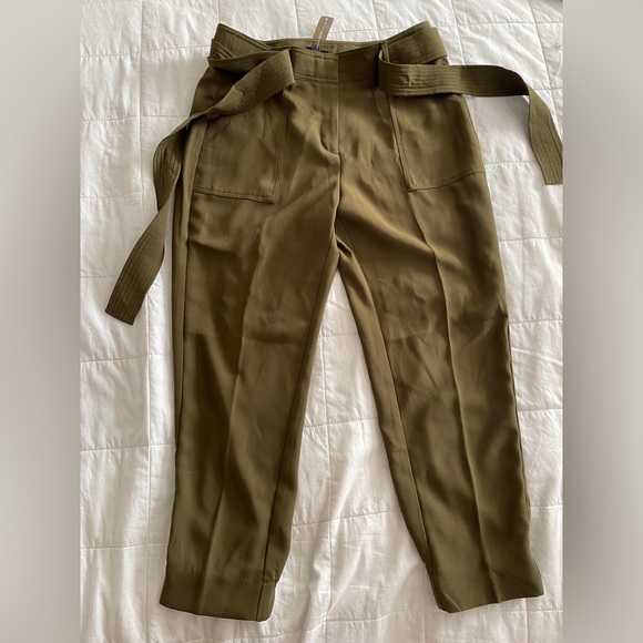 J. Crew Paper Bag Pant w/ Belt (Size 12, NWT) - Picture 1 of 4